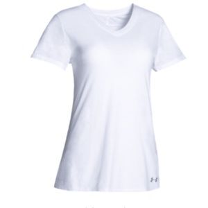 New under armour white short sleeve top